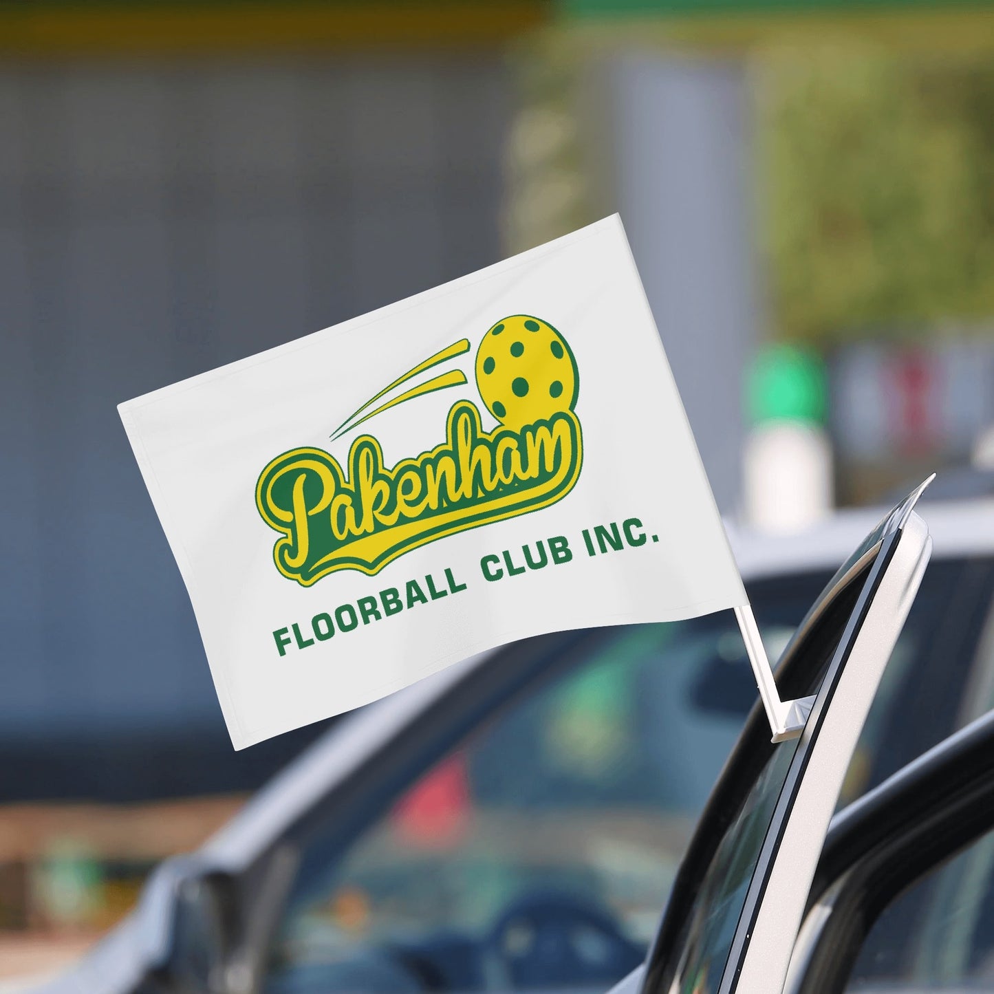 Pakenham Floorball Car Flag