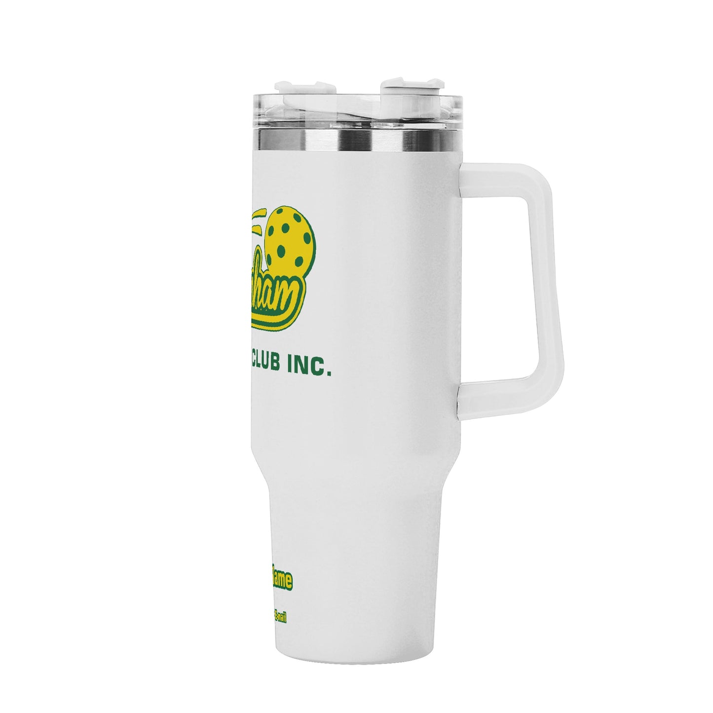 Pakenham Floorball Personalised White Stainless Steel Tumbler (1.2L)