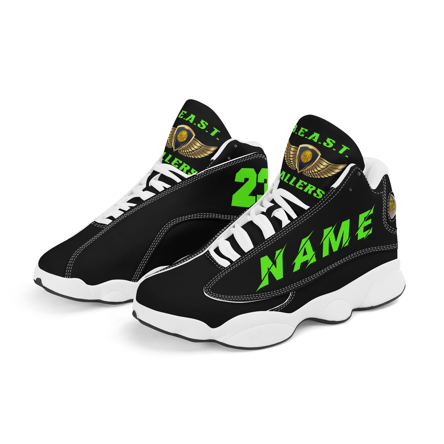 BEAST Ballers Personalised PU Leather Basketball Shoes (NAME)