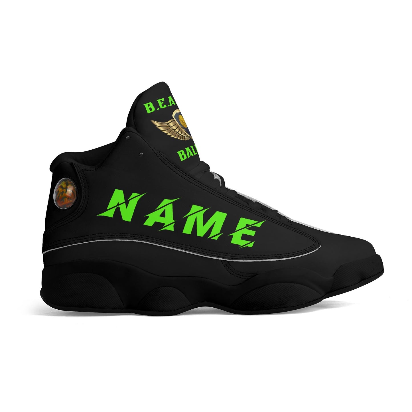 BEAST Ballers Personalised PU Leather Basketball Shoes (NAME)