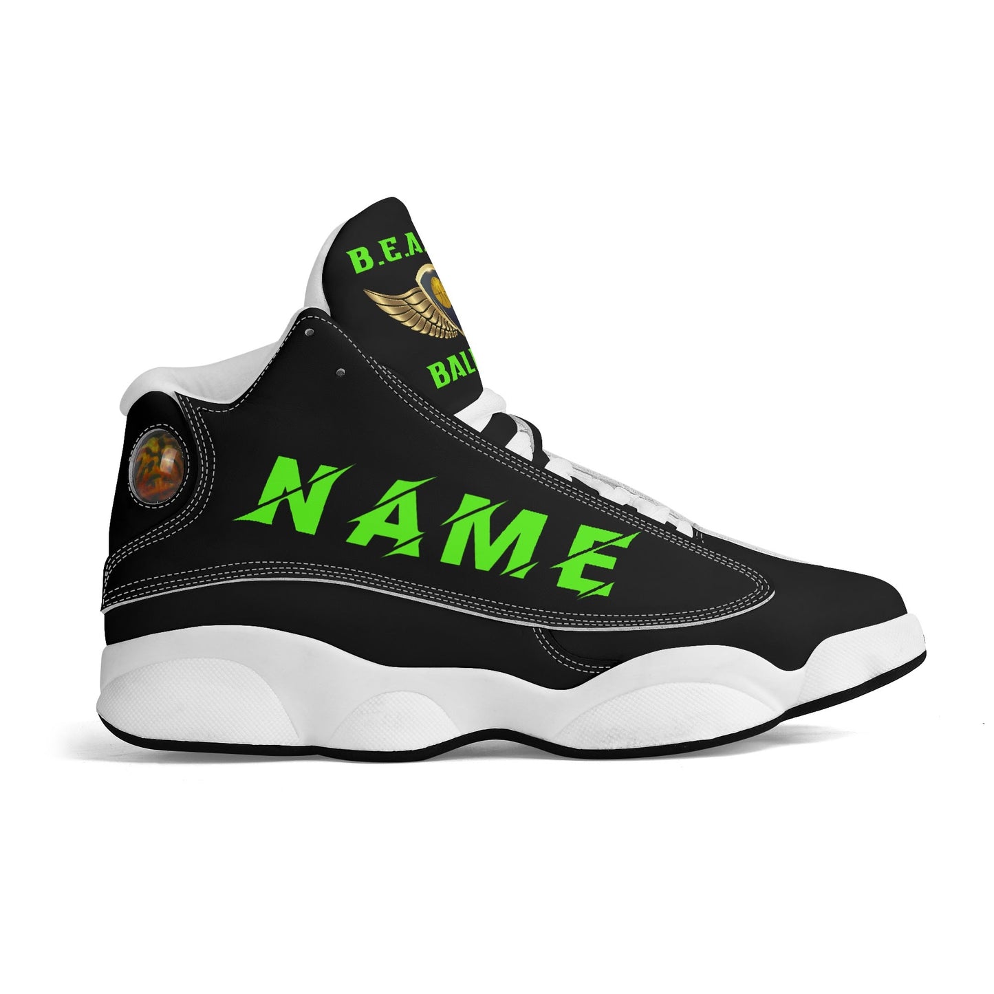 BEAST Ballers Personalised PU Leather Basketball Shoes (NAME)