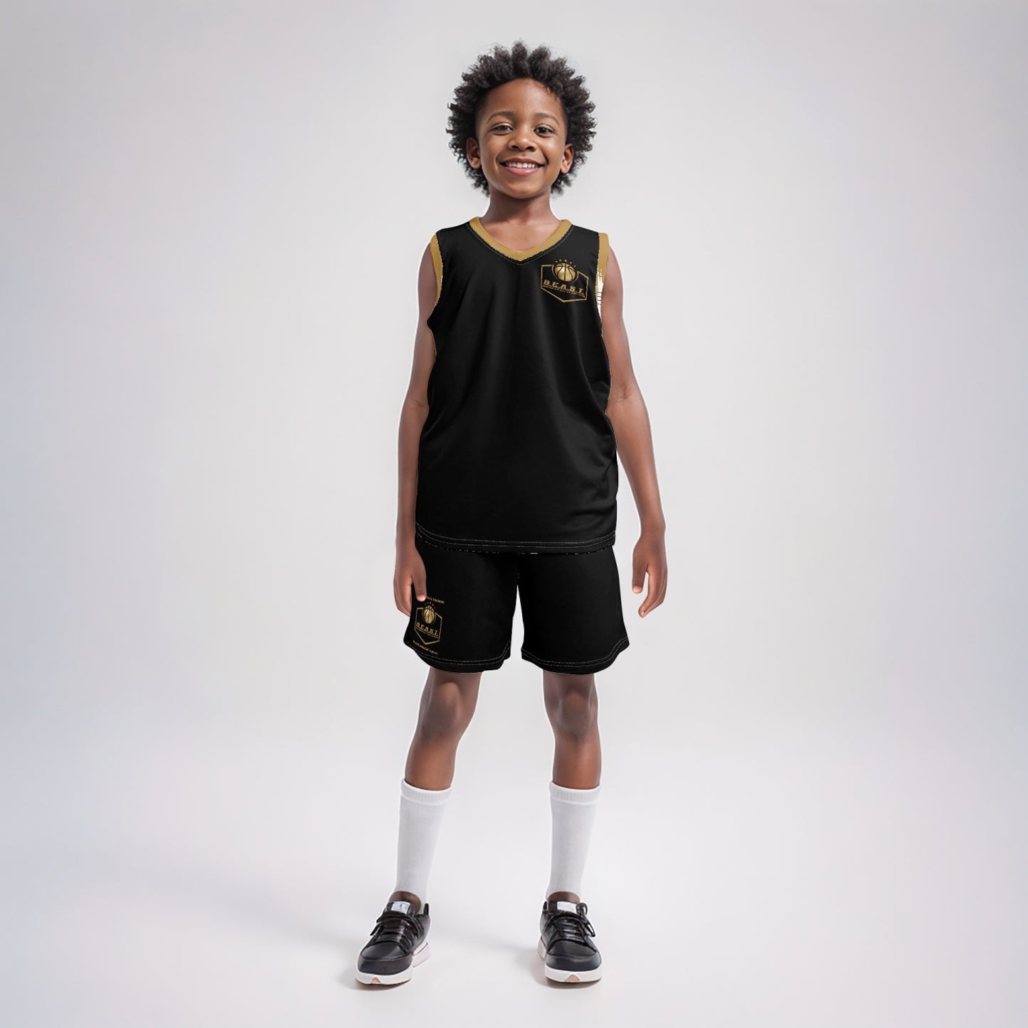 Kids B.E.A.S.T. Basketball Jersey Set