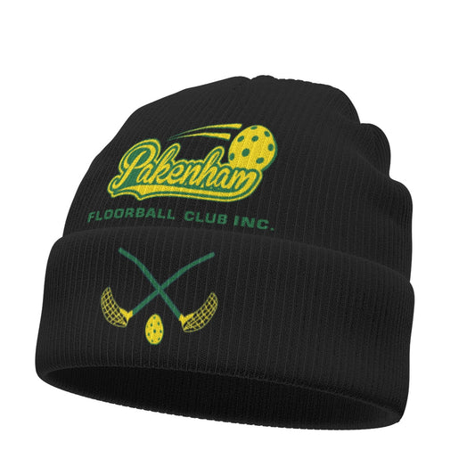 Pakenham Floorball Black Beanie