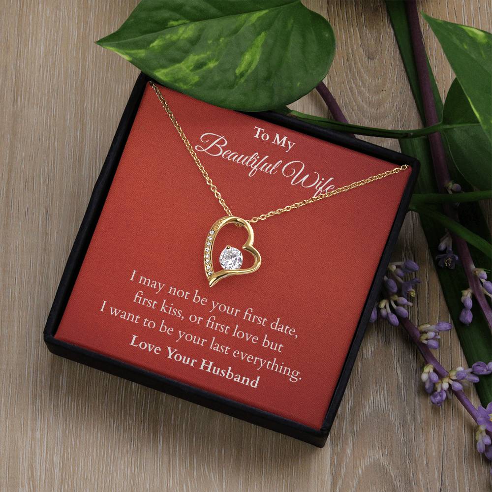 I Want To Be Your Last Everything - Valentines Gift - (Forever Love Necklace)