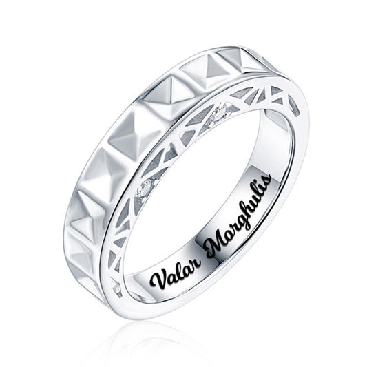 Personalized Love Bridge inspired With Birthstone Promise Ring