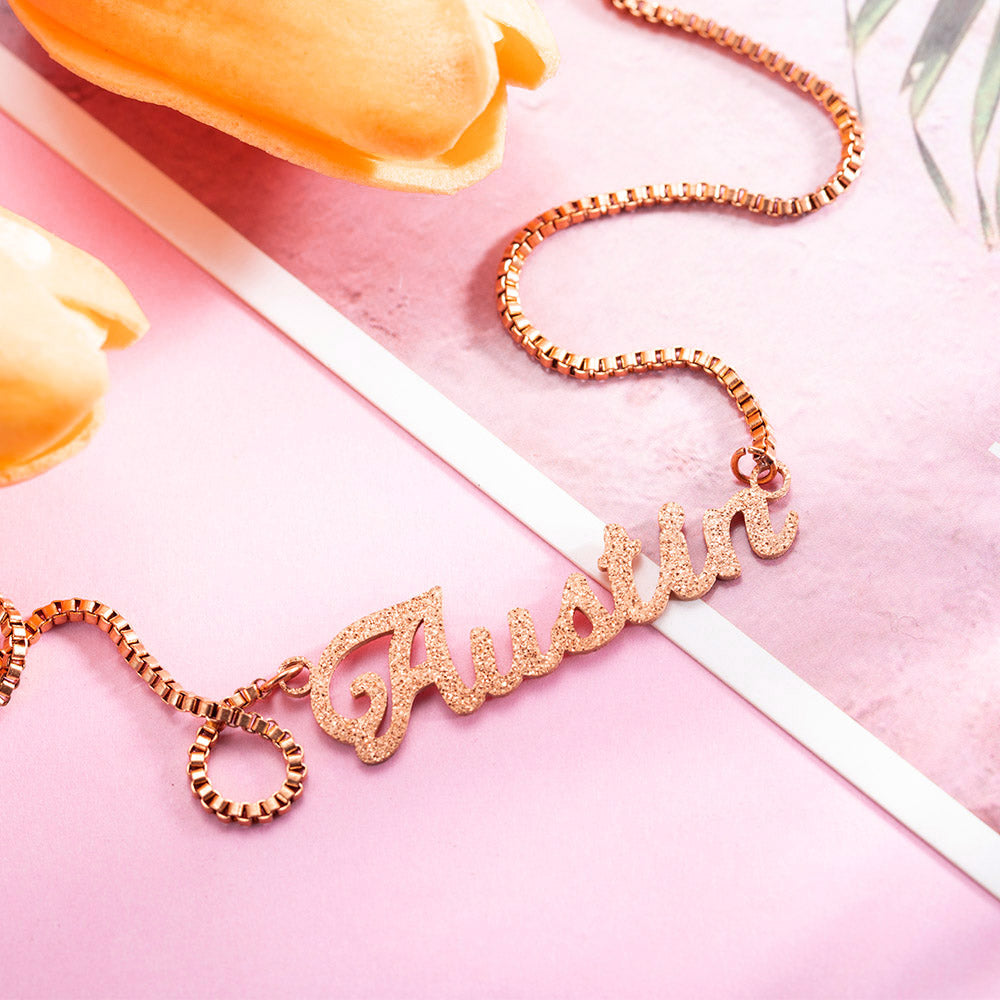 Personalized Sparkling Name Necklace