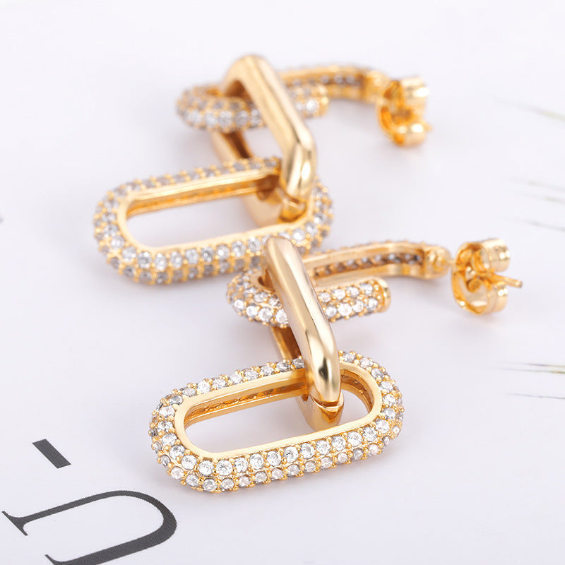 Forever Linked Chain Earrings