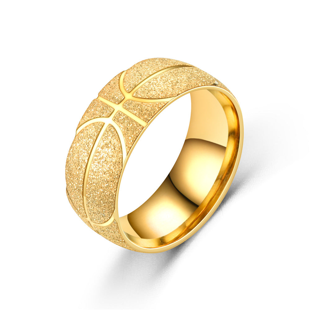 Basketball Ring Titanium Steel Sports