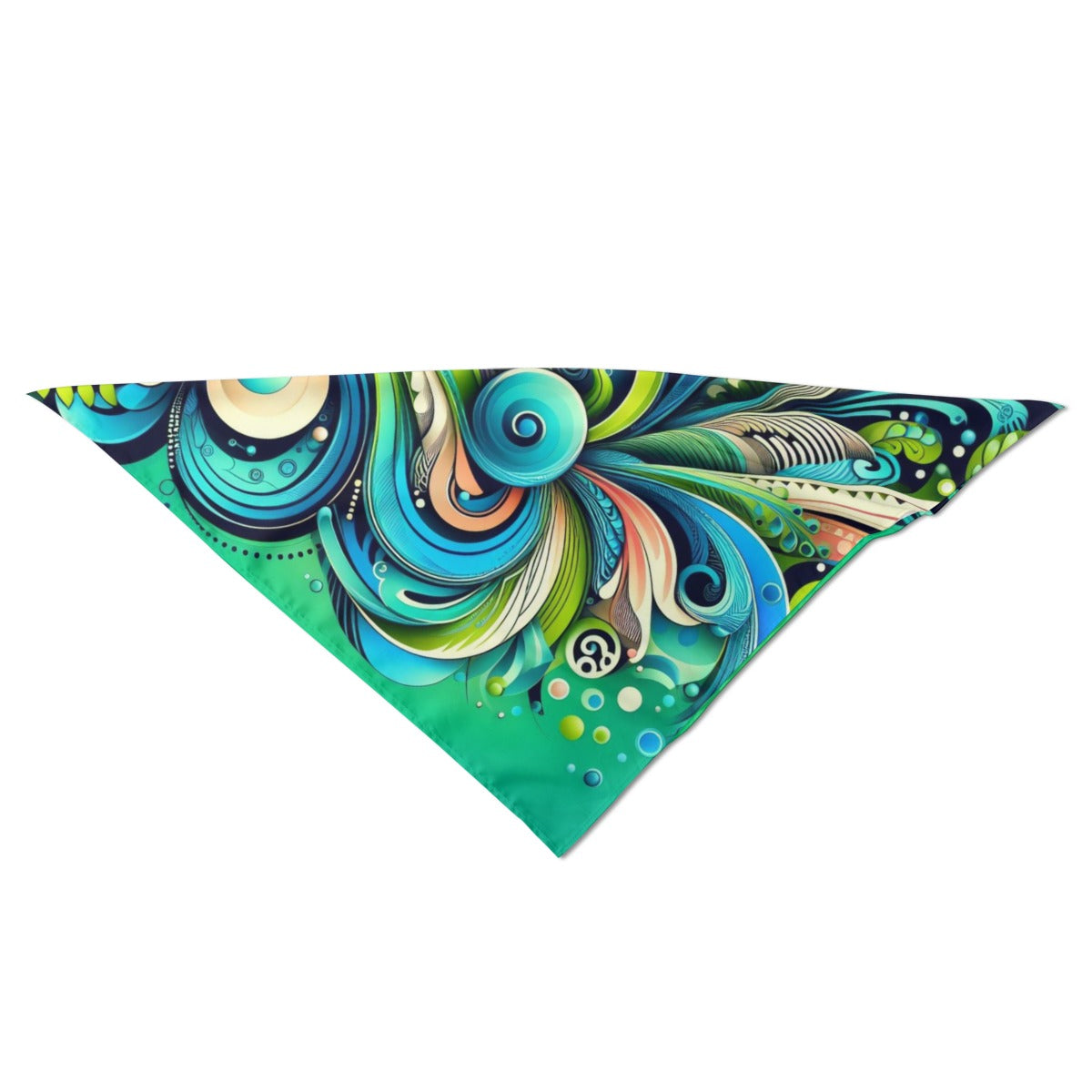 Head Scarf / Bandana - Peacock