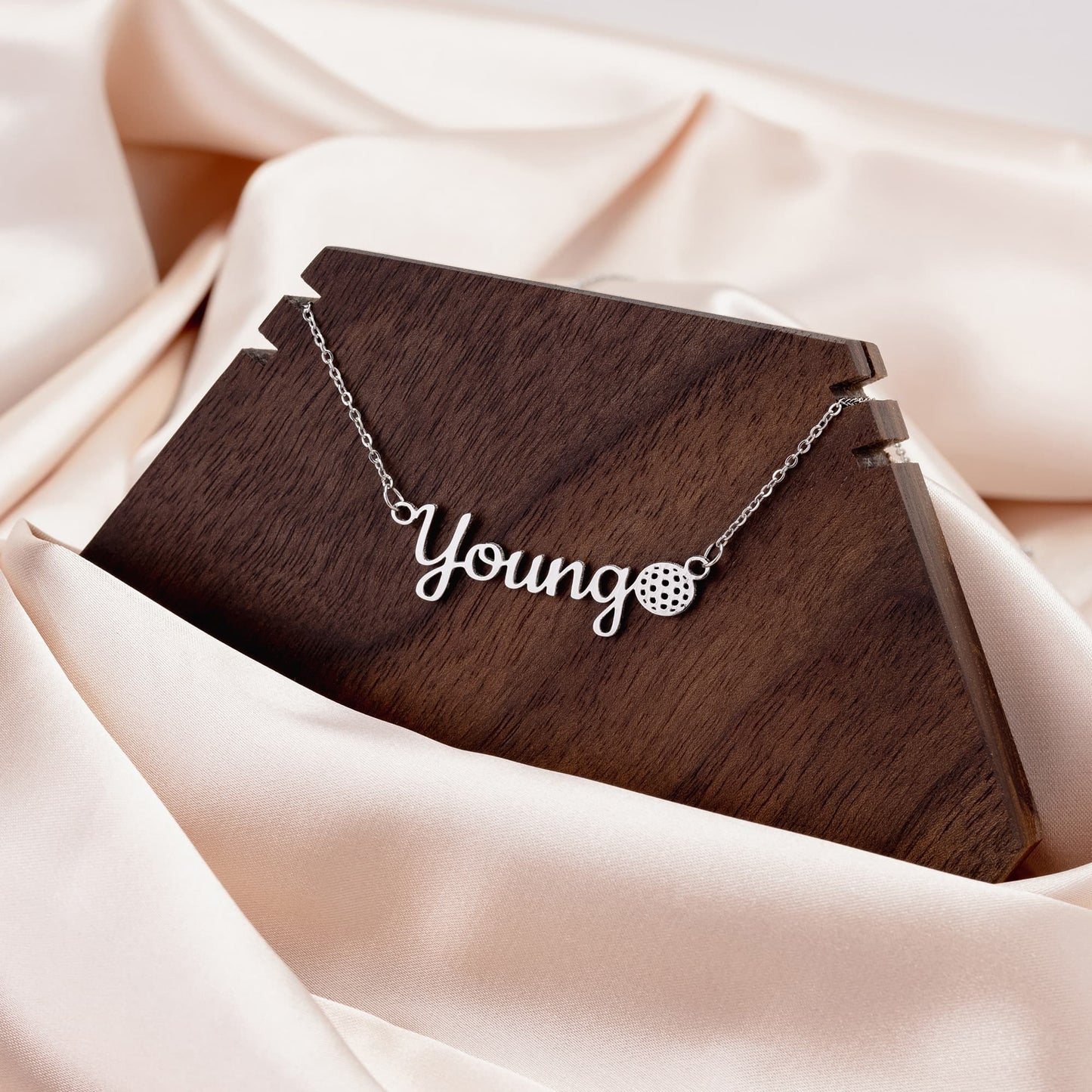 Sports Mom Personalized Name Necklace