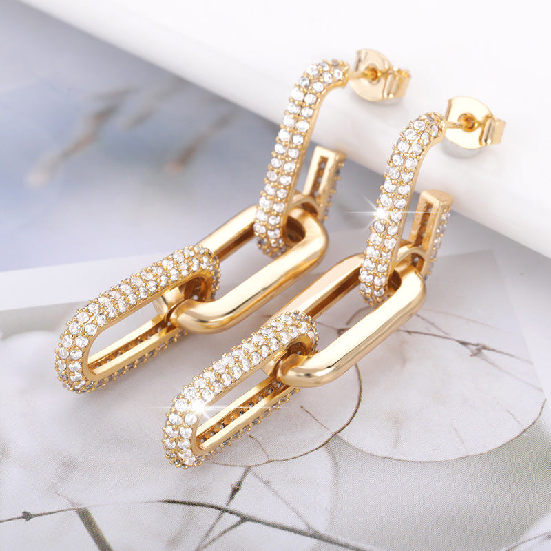 Forever Linked Chain Earrings