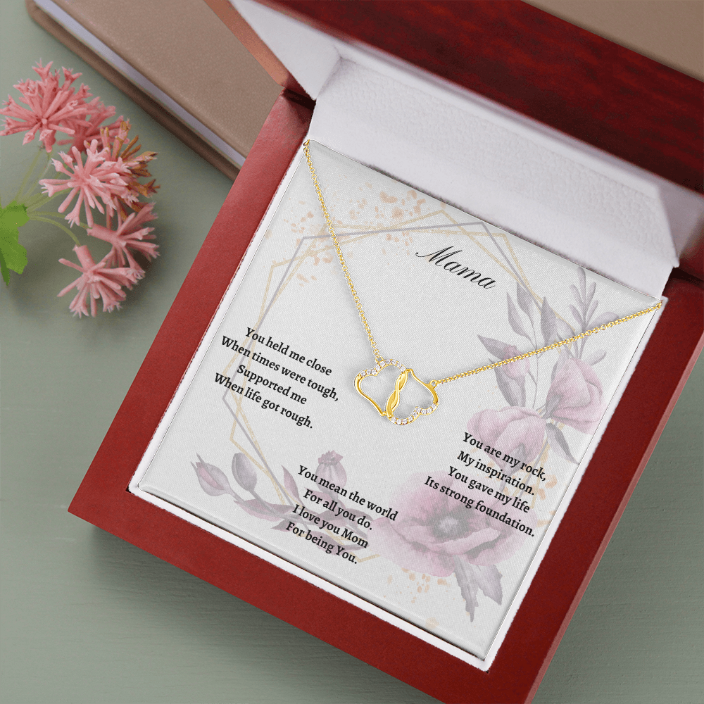 Mama. You are my rock. (Everlasting Love necklace)
