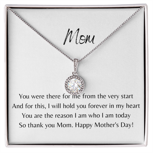 Mom. Forever in my heart (Eternal Hope necklace)