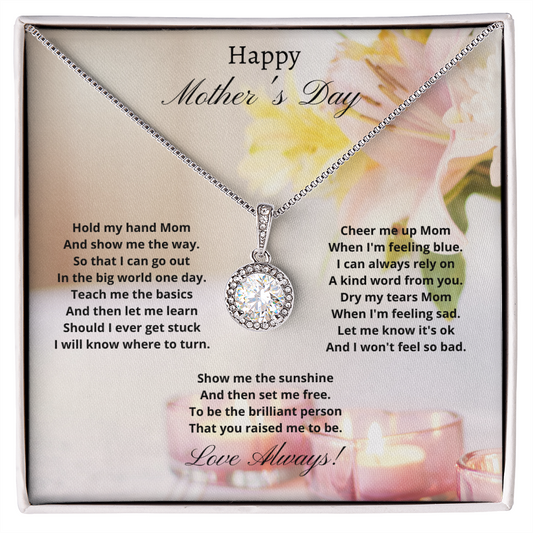 Happy Mother's Day - Hold my hand (Eternal Hope necklace)