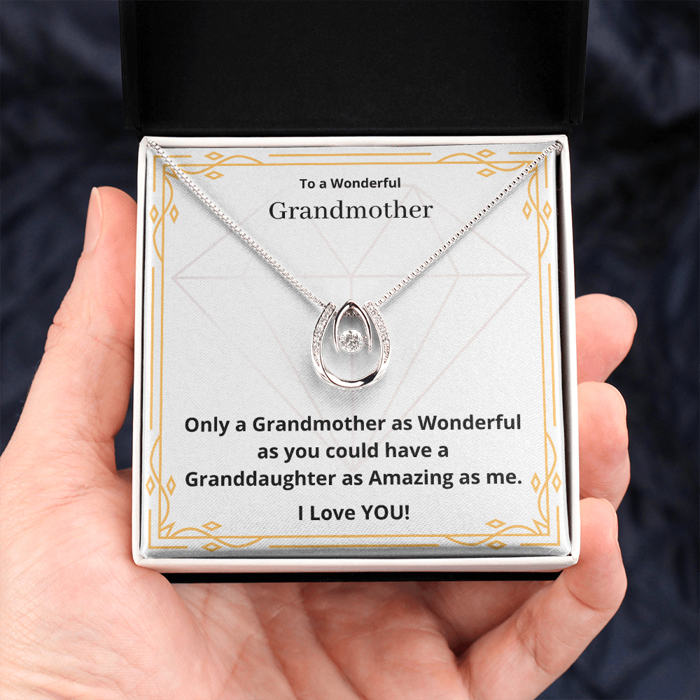 To a Wonderful Grandmother. (Lucky in Love necklace)