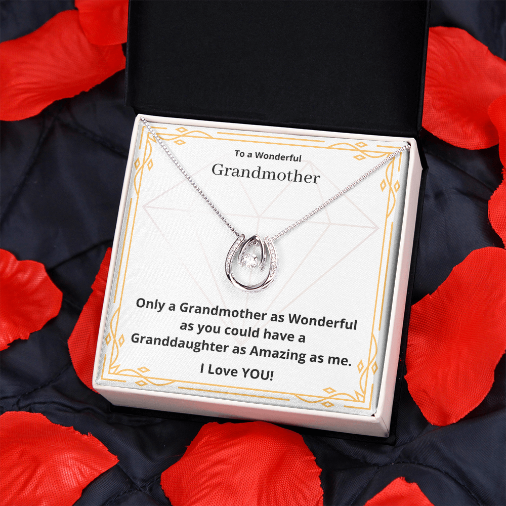 To a Wonderful Grandmother. (Lucky in Love necklace)