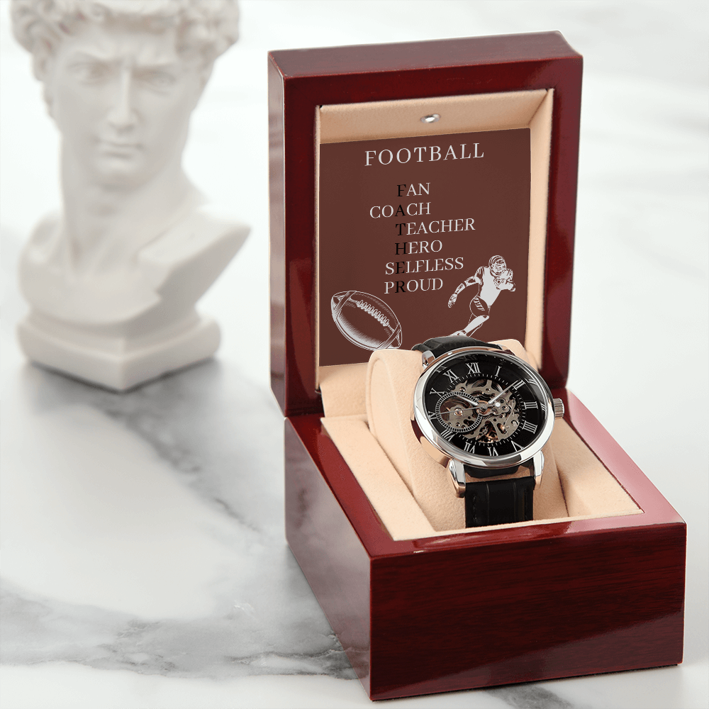 FATHER AMERICAN FOOTBALL 01 (Men's Openwork Watch)