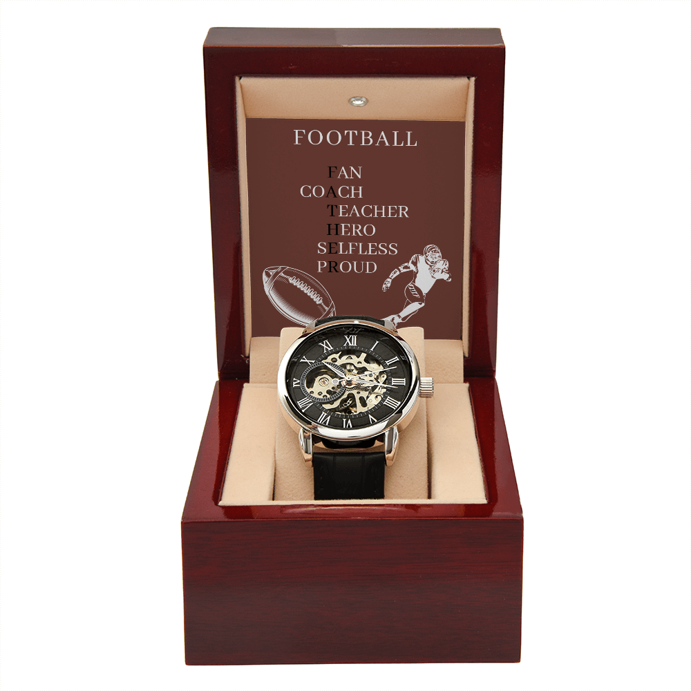 FATHER AMERICAN FOOTBALL 01 (Men's Openwork Watch)