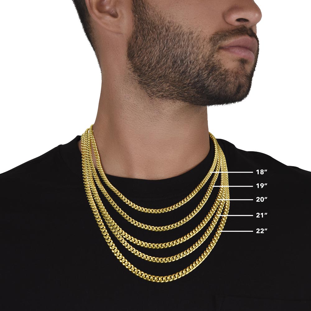 To My Grandson - Graduation (Cuban Link Chain Necklace)