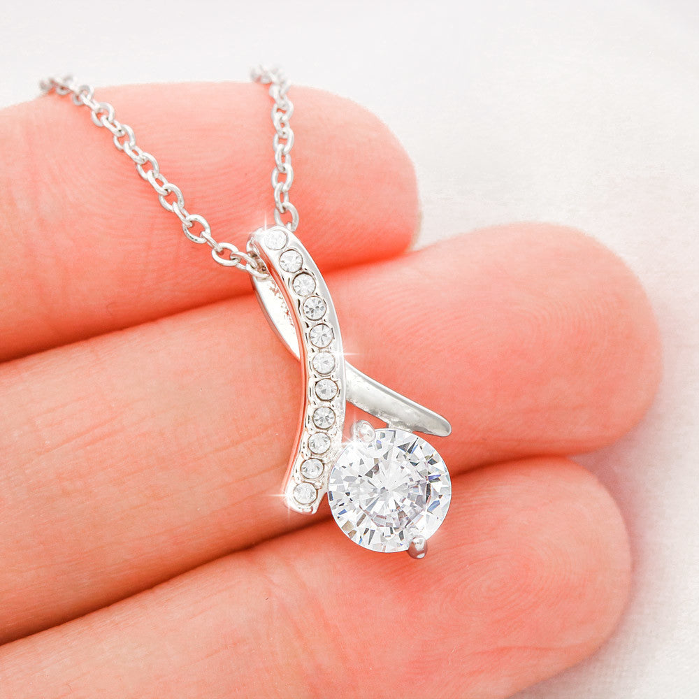 To A Wonderful Grandmother - Amazing Granddaughter (Alluring Beauty necklace)