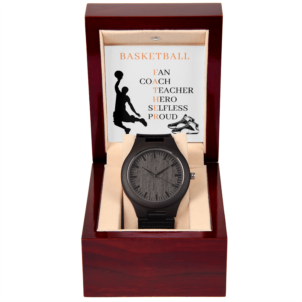 FATHER BASKETBALL 02 (Wooden Watch)