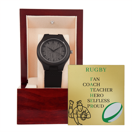FATHER RUGBY (Wooden Watch)