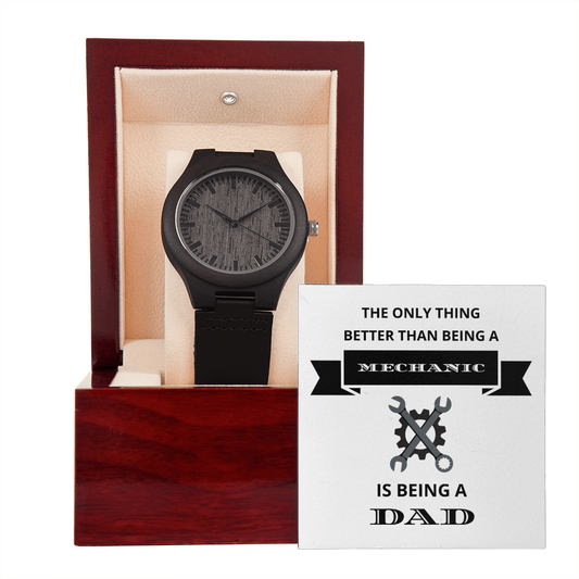 DAD - MECHANIC 03 (Wooden Watch)