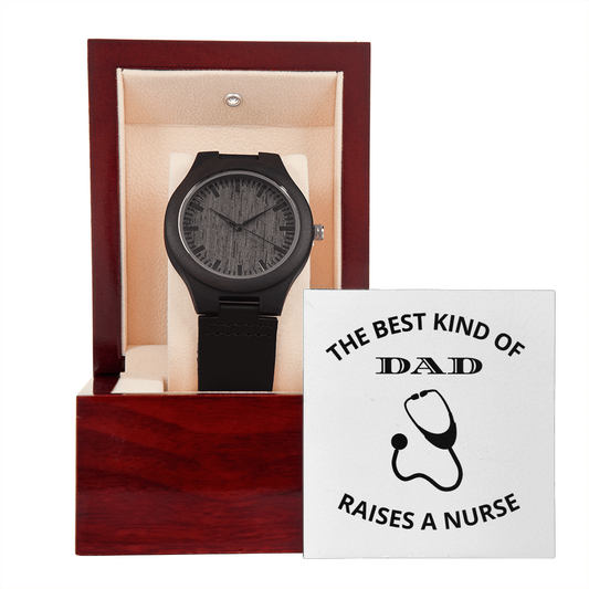 DAD - NURSE 02 (Wooden Watch)