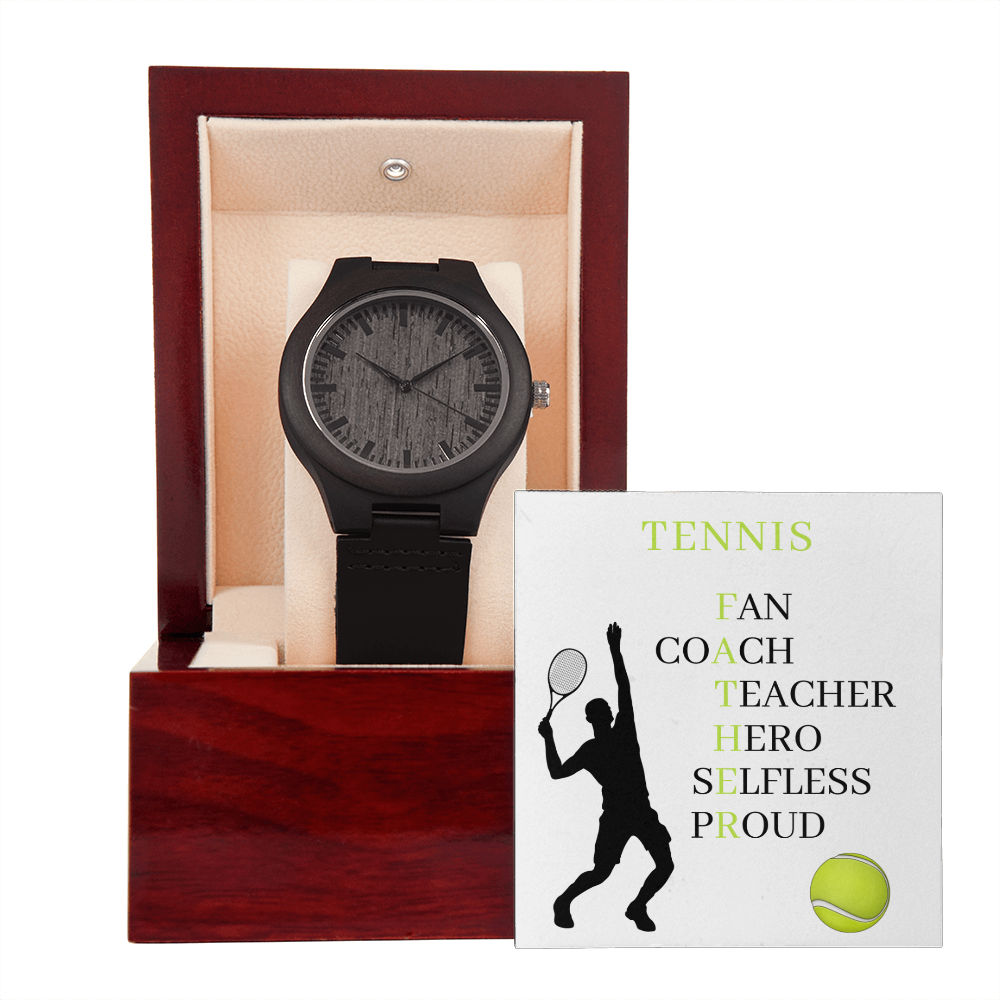 FATHER TENNIS (Wooden Watch)