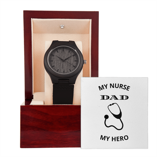 DAD - NURSE 01 (Wooden Watch)