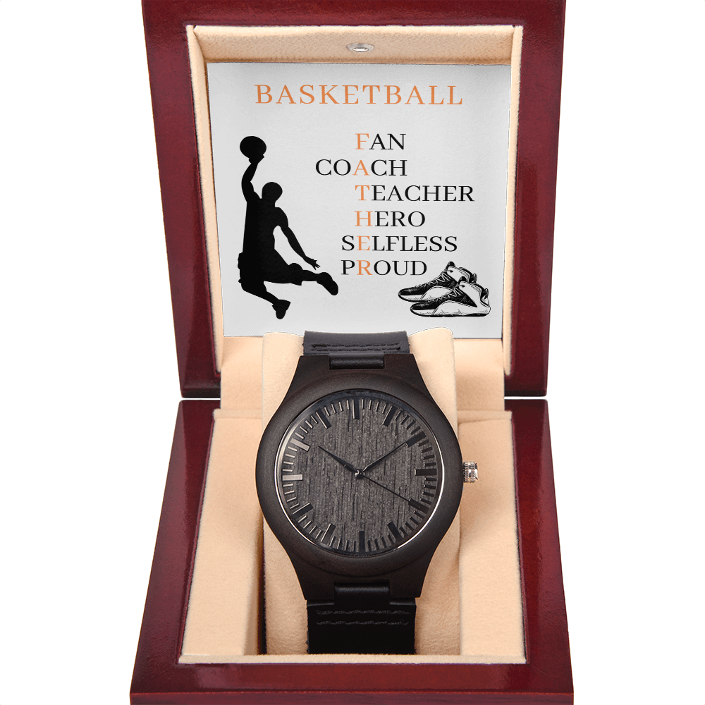 FATHER BASKETBALL 02 (Wooden Watch)