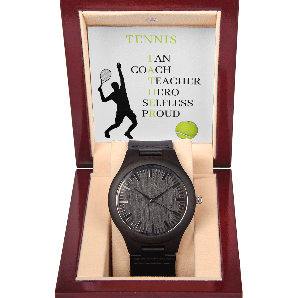 FATHER TENNIS (Wooden Watch)