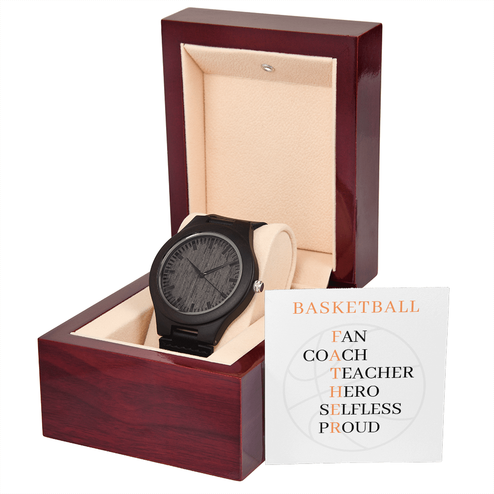 FATHER BASKETBALL (Wooden Watch)