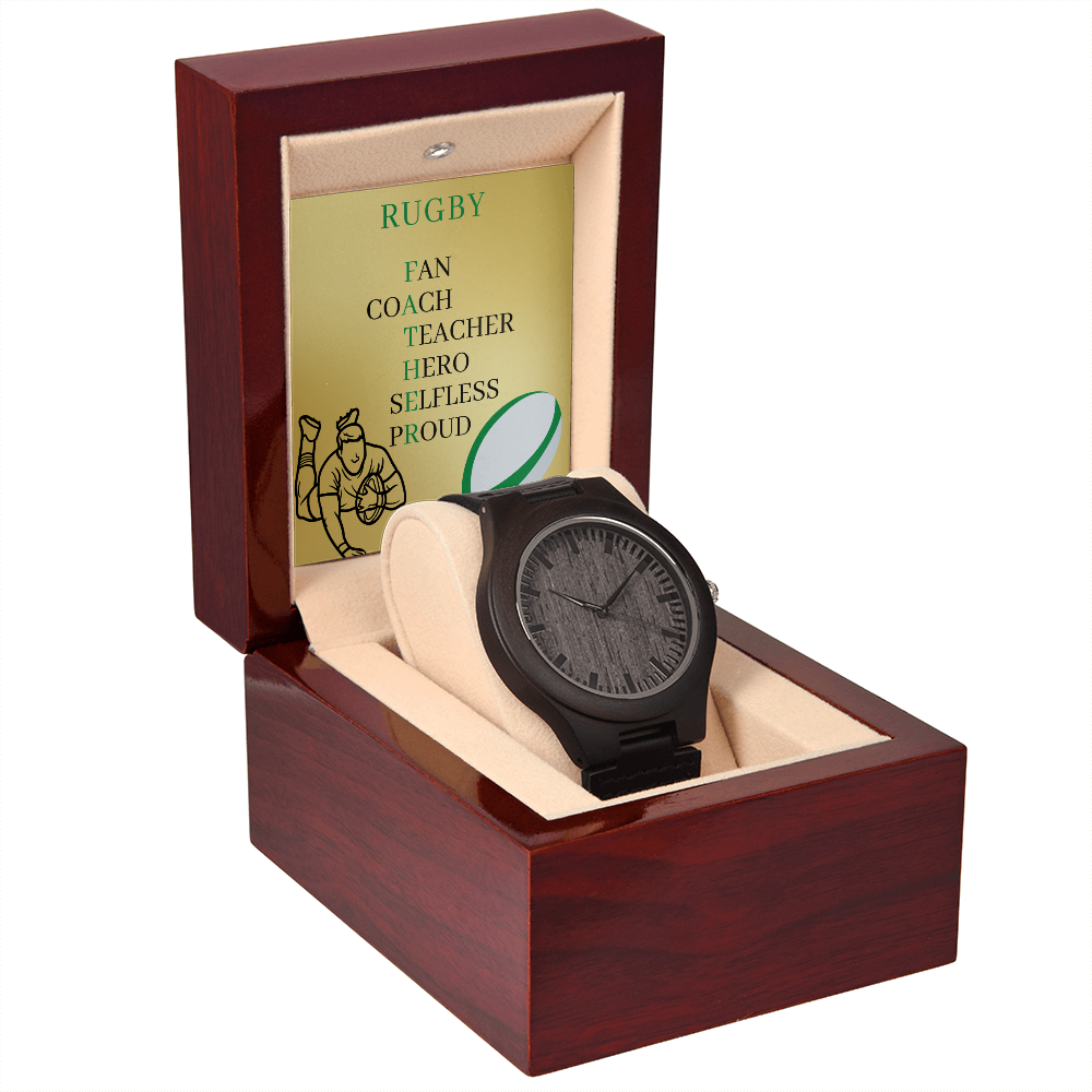 FATHER RUGBY (Wooden Watch)