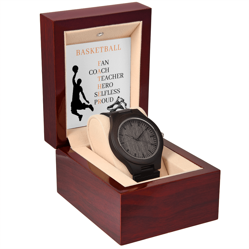 FATHER BASKETBALL 02 (Wooden Watch)