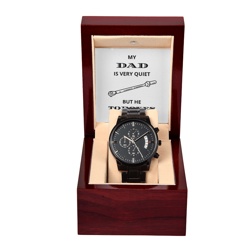 DAD - MECHANIC 05 (Black Chronograph Watch)