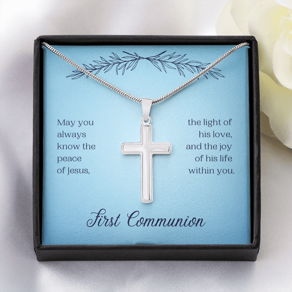 First Communion (Personalized Cross necklace)