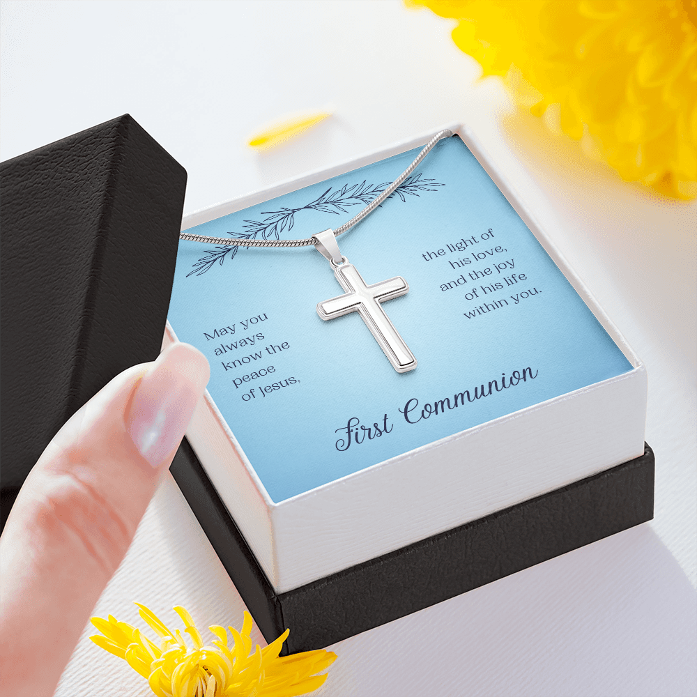 First Communion (Personalized Cross necklace)