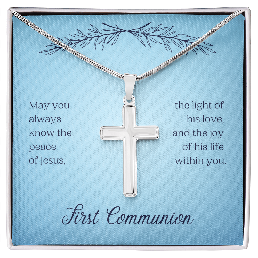 First Communion (Personalized Cross necklace)