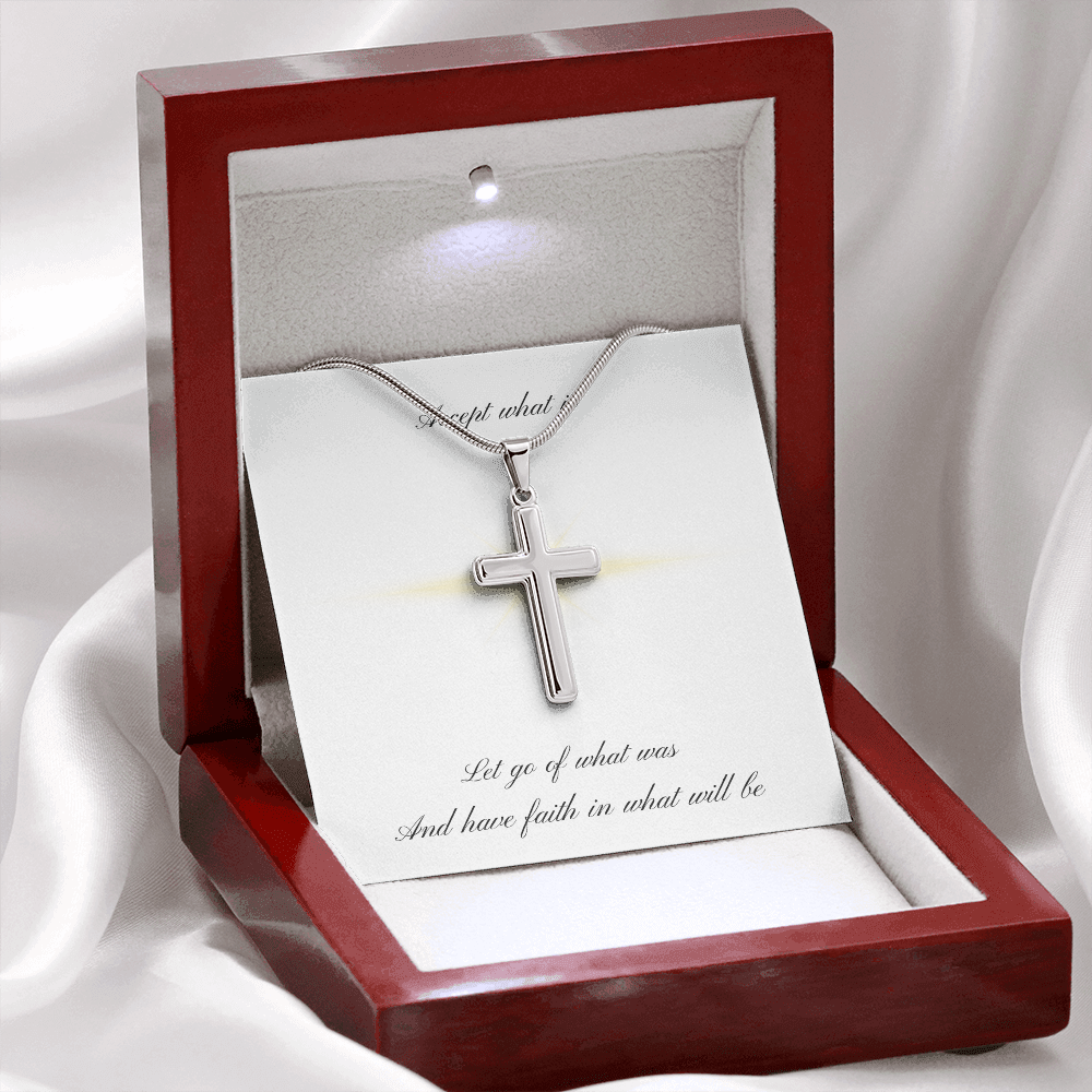 Have Faith (Personalized Cross necklace)