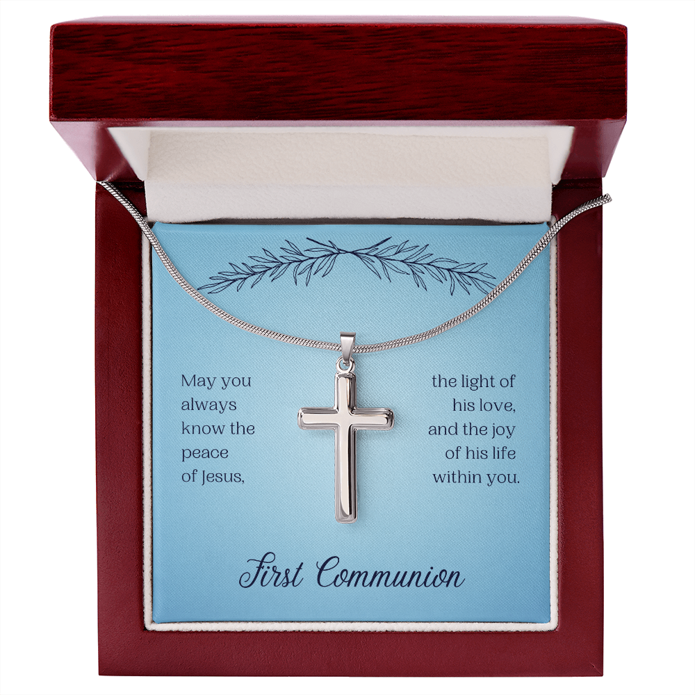 First Communion (Personalized Cross necklace)