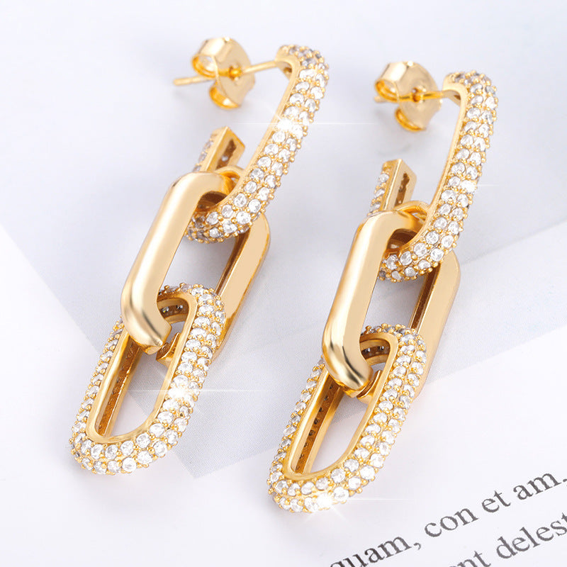 Forever Linked Chain Earrings