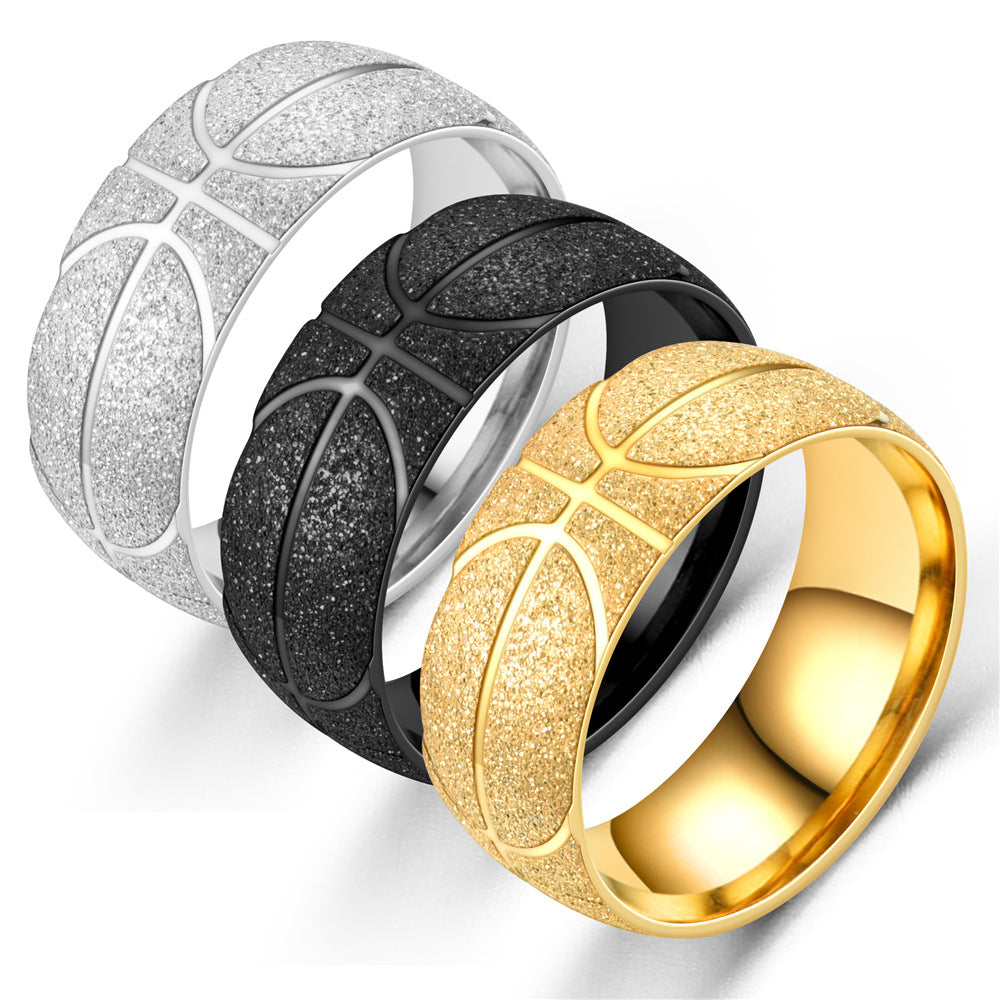 Basketball Ring Titanium Steel Sports